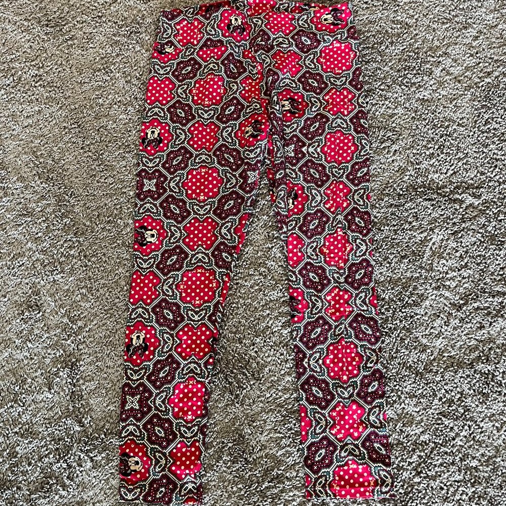 Pink Disney Tall and Curvy Minnie Mouse LuLaRoe Leggings